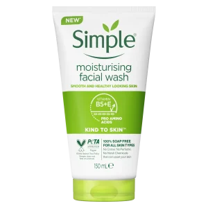 Simple moisturising facial wash 150ml