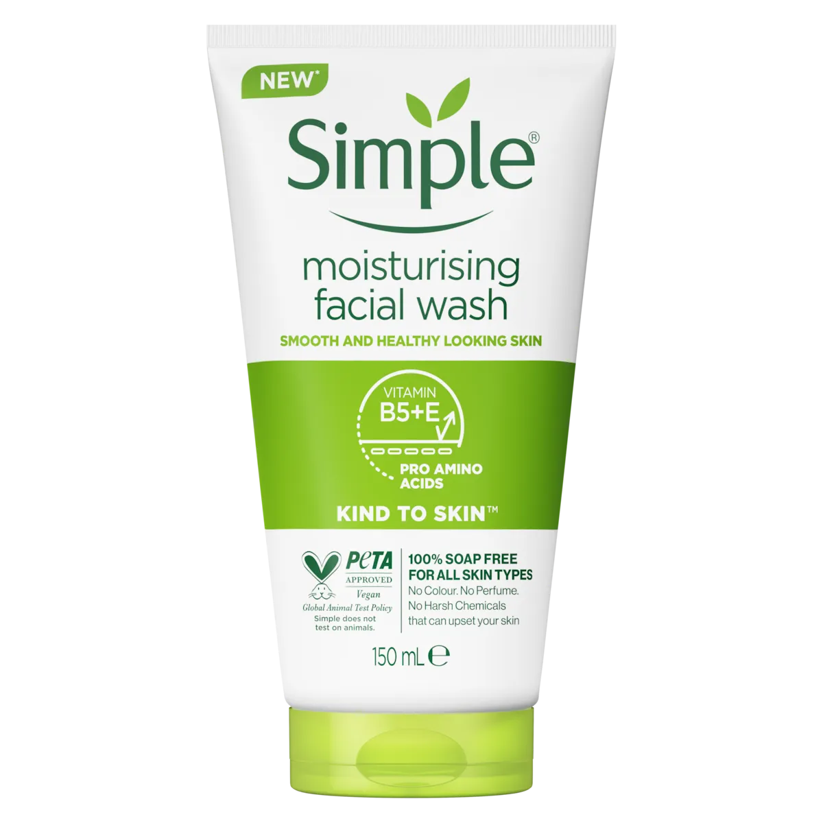 Simple moisturising facial wash 150ml
