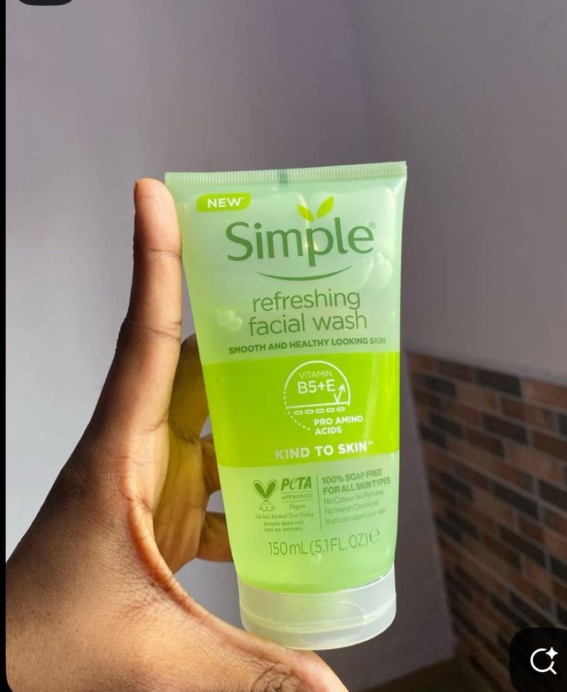 Simple refreshing face wash (all skin type)