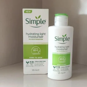Simple hydrating light moisturizer