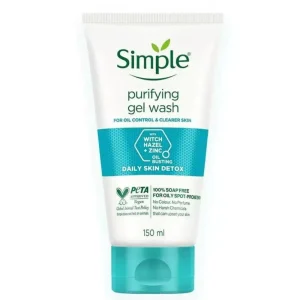 Simple purifying gel wash(For oily,Combination to oily, Acne prone skin)