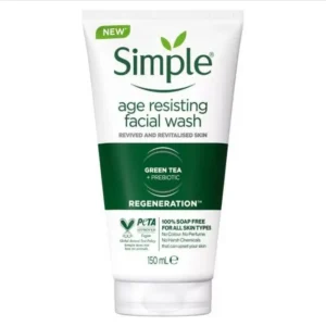 Simple age resisting facial wash